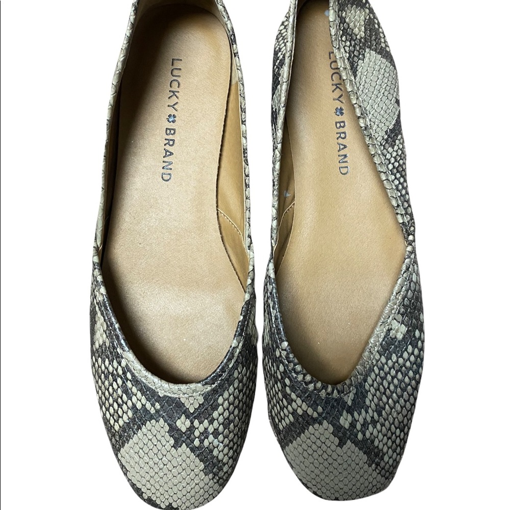 Lucky Brand Snakeskin Print Flat